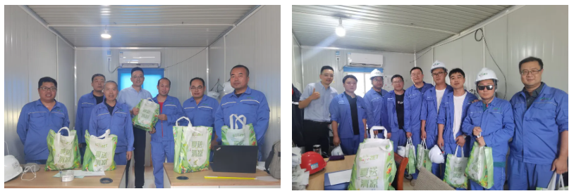 关怀一线 致敬匠心 | 壹定发股份开展项目现场夏日“送清凉”慰问活动